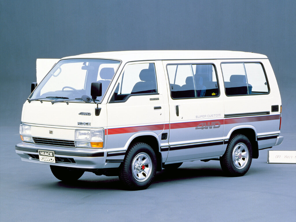 Toyota Hiace 3 поколение, 2-й рестайлинг, минивэн (08.1987 - 07.1989)